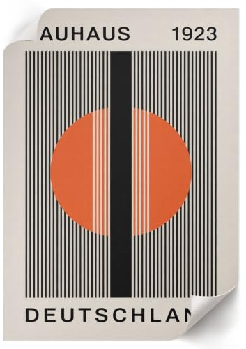 Lienzo Decorativo 59,4x84 cm| Tamaño A1 | Cartel de la Bauhaus