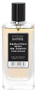 Saphir Seduction Man, Eau de Parfum Vaporizzatore, 50 ml