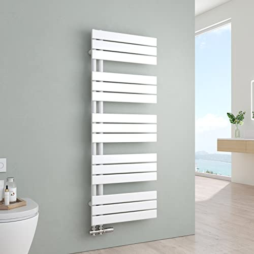 S'AFIELINA Badheizkörper 1320x500mm 661W Weiß, Handtuchheizkörper