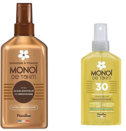 ParaSol Spray Graisse à Traire Monoï de Tahiti & Spray Monoï de Tahiti 30 FPS
