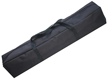 URPIZY 120 cm lätt stativ bärväska nylon handväska stativväska för mikrofon stativ monopod paraply fototillbehör, svart