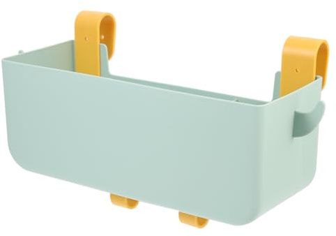 FONDOTIN Bed Storage Organizer Hanging Basket with Detachable Hooks Space-Saving Desktop and Bedside Storage Box for Dorm Rooms Offices and Motorhomes