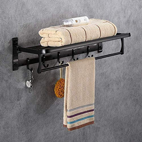 VVHUDA Badezimmer-Handtuchständer, Badezimmer-Wand-Handtuchhalter, Handtuch-Doppel-Badezimmer-Handtuchhalter, Hardware-Anhänger, Badezimmer-Aufbewahrung small Gift