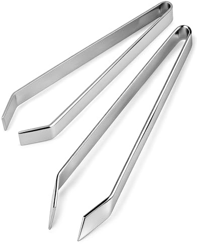 Acual 2 Pinzas para Pescado Acero Inoxidable y Aptas para Lavavajillas 12cm