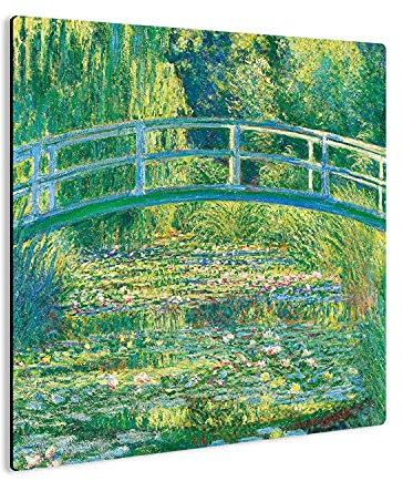 Giallobus - Giallopanel Art Board - Claude Monet - Der Teich der Seerosen - MDF-Holz - 29,7X29,7