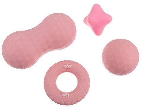 4 Stück Massageball-set -bälle -massage Myofasziale Freisetzungsbälle Muskelrolle Yoga-massage Silikonmassage Werkzeug Den Ball Loslassen Perlmutt Fitness Kieselgel