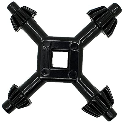 OriGlam Chiave universale per mandrino a 4 vie, chiave per mandrino trapano 4 in 1, chiave per mandrino multifunzione per trapano elettrico, chiave per mandrino elettrico