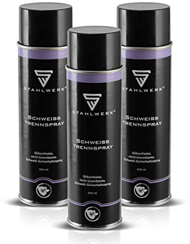 STAHLWERK 3er Set Schweiß-Trennspray, multifunktionales Sicherheits-Spray zum Schweißen, geeignet für Industrie, Werkstatt und DIY