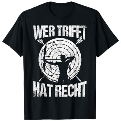 Bogenschütze Bogenschießen Zubehör für Bogensport T-Shirt