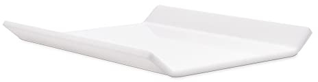 Zahlteller, Cash-Tray, Wechselgeldschale, als Kassierteller und Bezahlteller aus weissem PLEXIGLAS® für eine kontaktlose Bezahlung am Verkaufstresen im Kassenbereich oder im Restaurant und Café