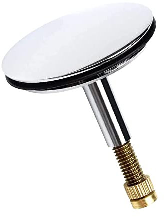 Tappo per Vasca da Bagno, 43mm Tappi Cromati per Bagno, Tappo del Dispersore del Bagno Bacino per Lavabo Cucina Bagno