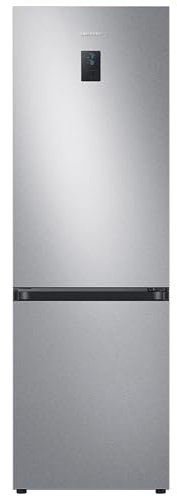 Samsung EcoFlex AI RB34C670DSA/EF Frigorifero Combinato, WiFi, SpaceMax, Total No Frost, All Around Cooling, Motore Digital Inverter Garantito 20 Anni, 344 L, 59,5 x 185,3 x 65,8 cm, Silver Inox