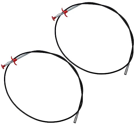 Healeved 2piezas Draga De Tuberías Herramienta Magnética Desatascador De Desagües De Recogida Para Limpieza De Alcantarillas y Desagües De Cocina