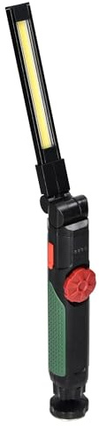 Miratic Baladeuse Led Rechargeable par USB Luminaire Atelier COB 5W Lampe Rechargeable USB 600lm Lampe de Travail Led Rechargeable 1500mAh Lampe Garage Pliable