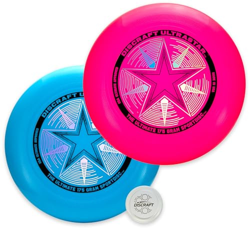 Discraft Ultrastar Ultimate Discs 1 & 2 Packs, Standardgröße, für Wettkampf- und Freizeitspiele