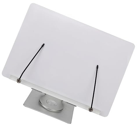 Buchständer Zum Freihändigen Lesen, 360° Drehbarer Buchhalter, Ergonomischer, Faltbarer, Höhenverstellbarer Leseständer