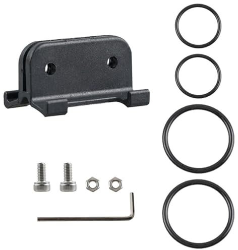 AOLUOER Triathlon Racing Nummernschild Halterung Rennkarten Halterung Fahrrad Sattelstütze Halter Quick Release Radfahren Zubehör(Round Tube)