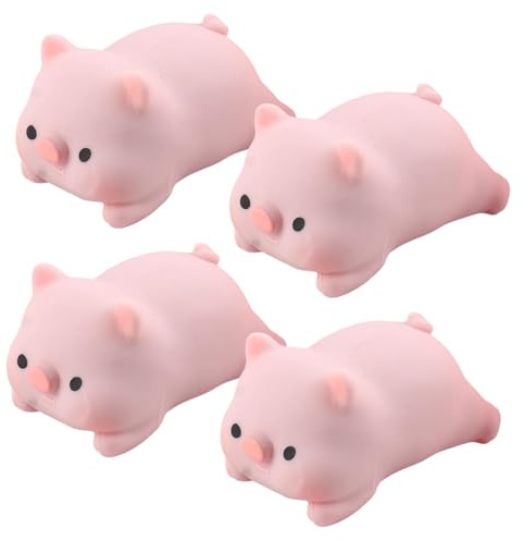 Thoquene 4 Stück Stress Antistress Schwein, Kreatives Wutschwein