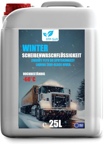 Scheibenfrostschutz 25 Liter -60 Grad | Frostschutz Konzentrat für die Auto Scheibenwaschanlage | Frostschutz Konzentrat 25L