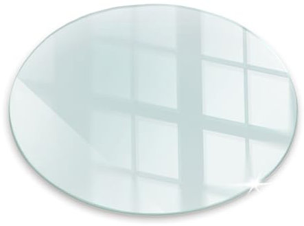 Tablero de Vidrio para Chimenea fi70 cm Redonda Protector de Suelo para Parquet contra Incendios, Chispas y Arañazos Resistente a Altas Temperaturas Cristal Templado Panel Protección