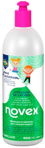 Novex Mis Rizos Activador de Rizos Leave-In 500 ml – Crema Definidora para Cabello Rizado, Hidratación y Control del Frizz
