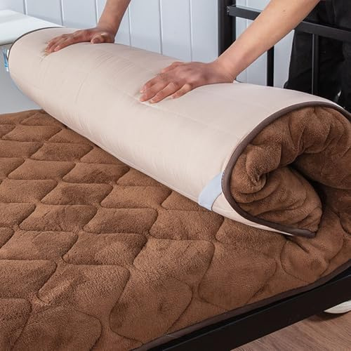 Colchón de futón, tapete japonés plegable de 9 cm de grosor para dormitorio, cama de invitados, sofá, viajes
