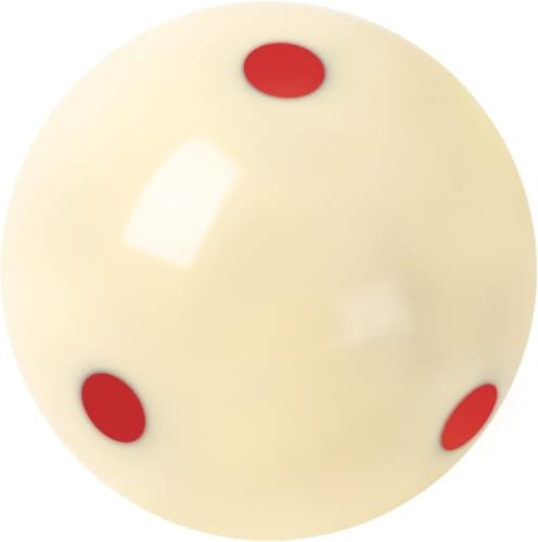 Sinsilvie 2 or 1 7/8 Snooker Cue Ball,Billards White Cue Ball UK Pool Size,2-1/16,2-1/4White Pool Balls