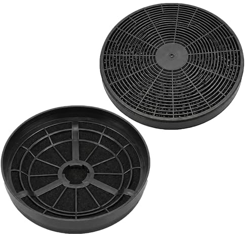 2 Pcs Carbon Filter for Cooker Hood 175MM for Lamona LAM2300 LAM2501 | for Lamona LAM2502 LAM2550 LAM2575 LAM2700 Active Carbon Odour Filter Cooker Vent Extractor Fans Kitchen Ventilation Grease