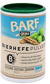 GRAU L’original Levure De Bière 100 % Naturelle, Pour Un Pelage Brillant Et Une Peau Robuste, Riche En Minéraux Et Oligoéléments, Lot De 1 (1 x 150 g), Complément Alimentaire Pour Chiens Et Chats