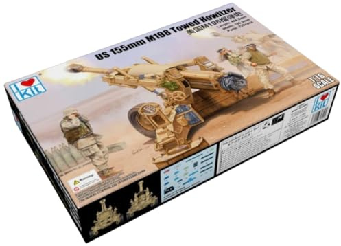 I Love Kit 61602 - M198 155Mm Towed Howitzer - maßstab 1/16 - Modellbausatz