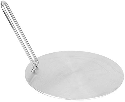 banapoy Wärmeverteilerplatte, Induktionsplatte aus Edelstahl, Home Induktionsdiffusor mit abnehmbarem Griff, Professioneller Induktionsadapter für Induktionsherd, Gasherd, Elektroherd