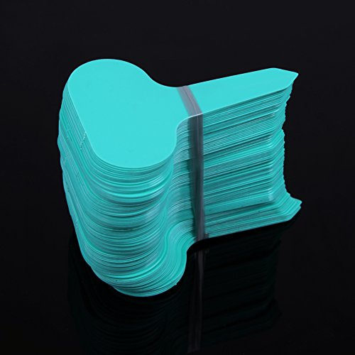 100STK T-Typ Pflanzenschilder Plastik Beschriften Stecketiketten Pflanzenstecker Kunststoff Kindergarten Garten Pflanzenetikett Blume Dick Tag Mark Premium Kunststoff Pflanzenstecker