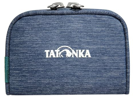 Tatonka Geldbörse Plain Wallet - Kleiner Geldbeutel mit Reißverschluss im Kreditkarten-Format - 11 x 7 x 2 cm - Damen und Herren