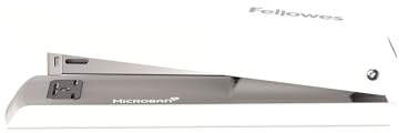 Fellowes LX820 Classic Desktop and Office Stapler for Classroom, Home and Work, Holds Full Strip of Staples, 20 Sheet Capacity, White