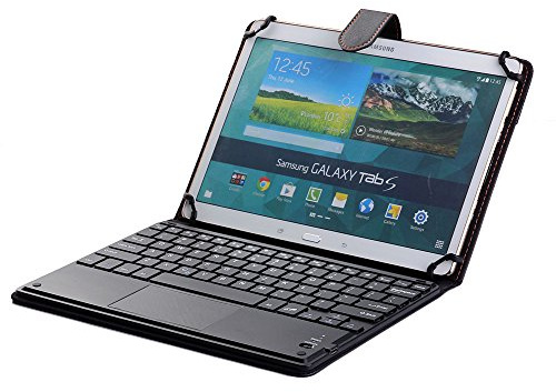 Keyboard Case for Samsung Galaxy Tab A8 (2021) 10.5, Universal 10 to 11 Inch Tablet Keyboard Folio Case, Bluetooth Keyboard (Touch PAD Mouse)