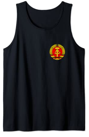 DDR Wappen Hammer Sichel Flagge Ostalgie DDR Tank Top