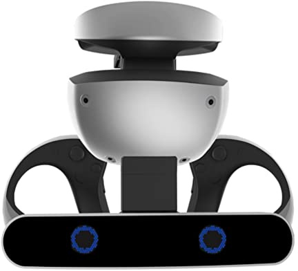 LiLiTok P5VR2 Controller Charging Station & VR2 Headset Stand, Compatible with PSVR2 & PS5 Controllers, USB-C Connectivity
