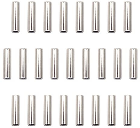 100 Stück 5 mm x 22 mm Regalbodenträger, Edelstahl Passstifte für Schrank, Schrank, Bücherregal, Kleiderschrank