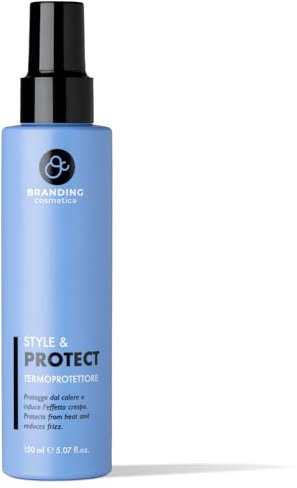 BRANDING COSMETICA Termoprotettore Bio Senza Risciacquo. Protegge da Calore Trattamento Capelli, Effetto Anticrespo, Ripara le Doppie Punte 150 ml