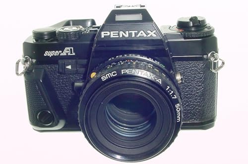 Film Camera for Pentax Super A 35mm Film SLR Manual Camera with Pentax-A 50mm F/1.7 Lens