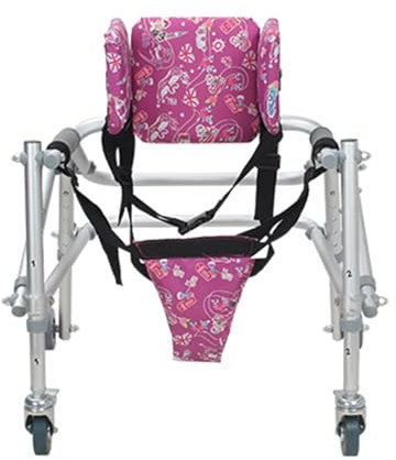 Joyfitness Gehhilfe FüR Behinderte Kinder,Rollator Mit Rädern Für Kinder,höhenverstellbarer 4-Rad-Gehhilfen Für Behinderte Kinder Für Kleinkinder Und Jugendliche