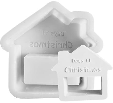 Christmas Countdown Sculpture Mould - Holiday Countdown Mould Reusable Silicone Mould for Advent Countdown Statue | Mould | Mould in D