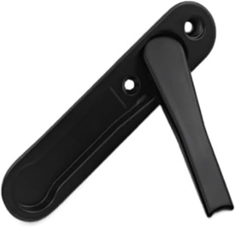 Maniglia for finestra, maniglie for finestra Maniglia for finestra nascosta in lega di zinco bianca/nera Accessori hardware for finestre Maniglia for schermo con viti in acciaio inossidabile Maniglie