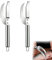 2-Pack Fish Descaler, Professional Fish Cleaning Knife and Fish Scale Remover, Stainless Steel Fish Descaler Tool, Efficient for Home Kitchen and Commercial Use