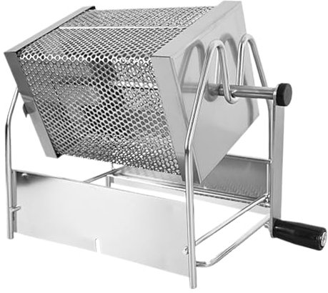 Outil à torréfacter – Torréfacteur manuel pour grains de café | Machine à rôtir manuelle en acier inoxydable | Torréfacteur à café portable st0vetop pour un usage domestique | Machine à café manuelle