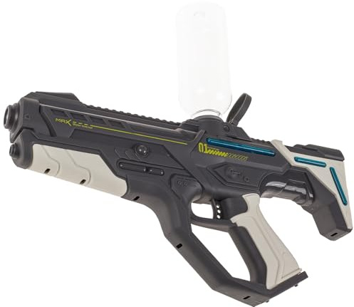Out of the blue elektrisk vattenpistol – 150 ml och 300 ml tank – sladdlös vattensprutpistol med 7–10 m räckvidd – inkl. USB-laddningskabel och presentförpackning – för barn och vuxna