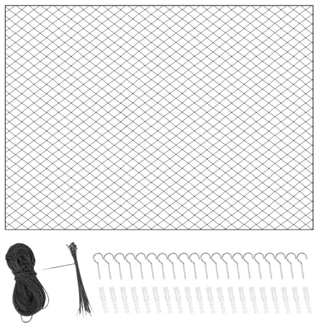 Red para gatos de balcón – Retes de seguridad transparente para ventanas y terrazas | Robusta rejilla protectora para animales domésticos en el apartamento | Protección reforzada con alambre metálico