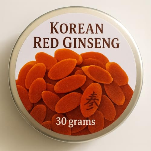 Fogli di ginseng rosso coreano Premium latta da 30 grammi
