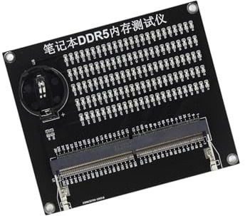 DDR5 DDR4 DDR3 Laptop Memory Slot Tester Karte mit LED-Indikatoren Diagnosewerkzeug für PC-Enthusiasten Computer Reparatur Speicher Testwerkzeug