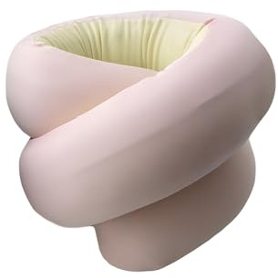 Hitburu Oreiller De | Coussin de Soutien Pliable en Forme de | Oreillers De Cou pour Les Voyages en Avion,pour Dos Chaise Bureau Sommeil Repos Lit Voiture